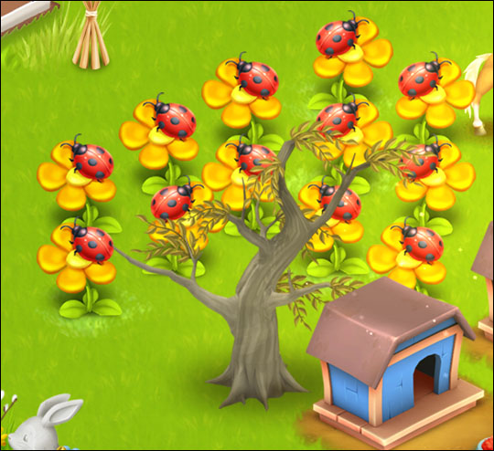 Фигуры из дешевых украшений в Hay Day