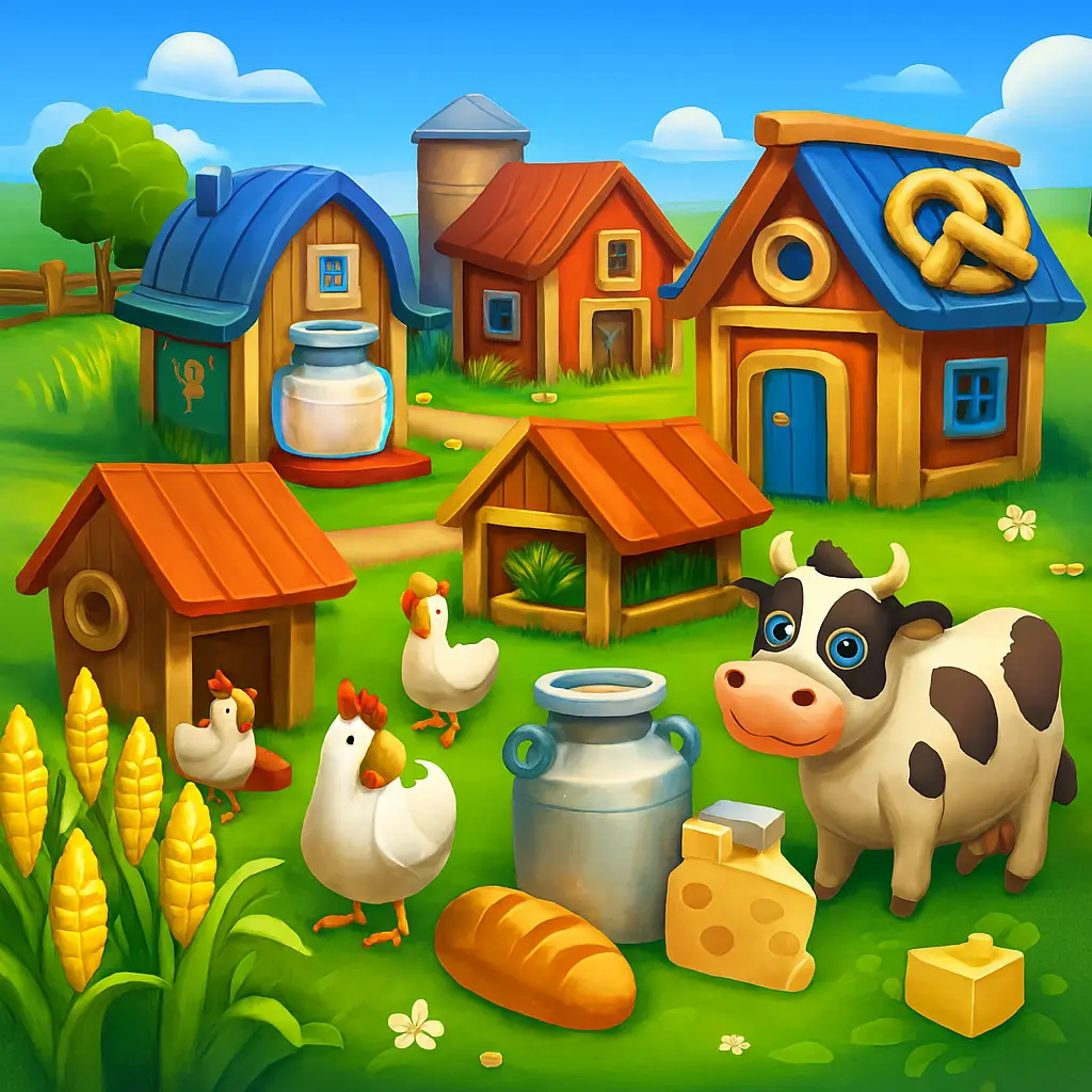 Быстрый старт в Hay Day: какие постройки строить первыми