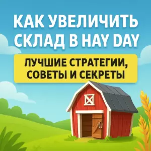 Как увеличить склад в Hay Day